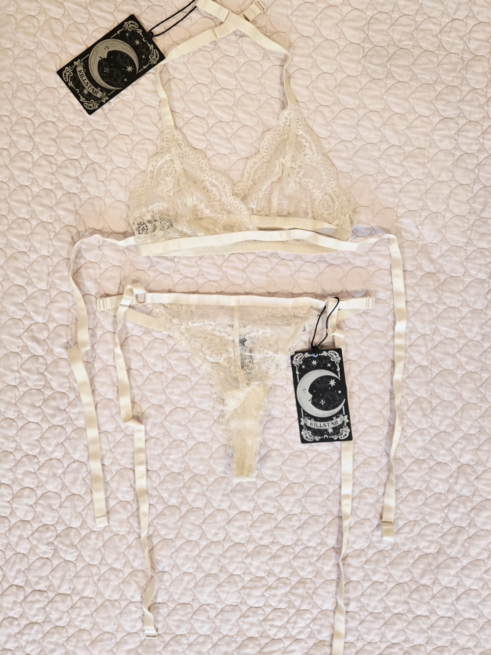 NWT Killstar She's Deadly Lace Set - M Top / L Bottom